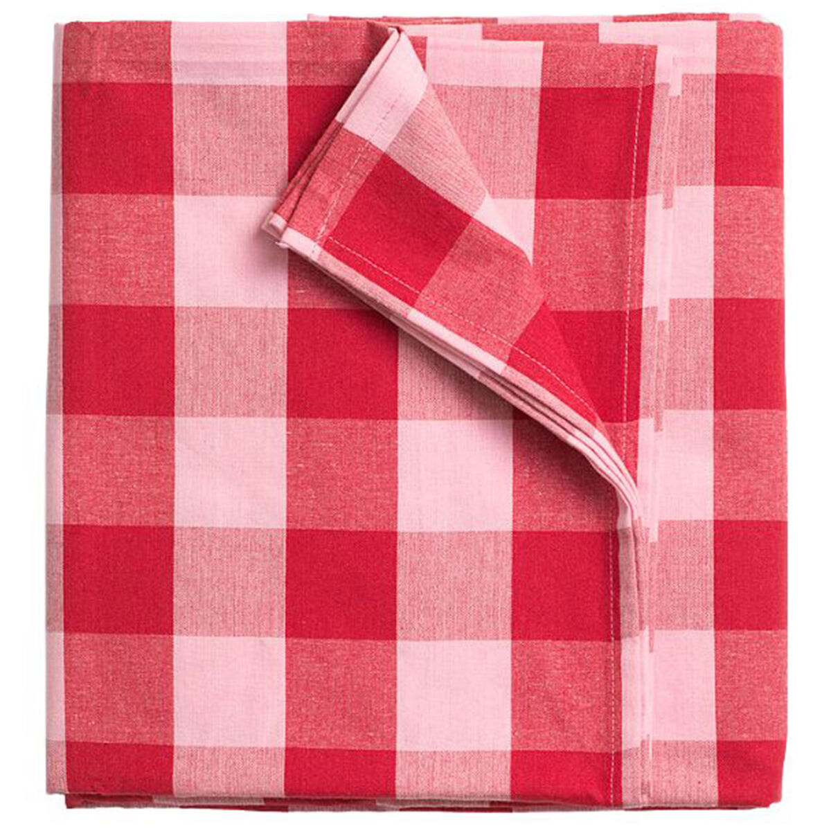 Paola dækkeserviet 250x145 cm, rød/rosa