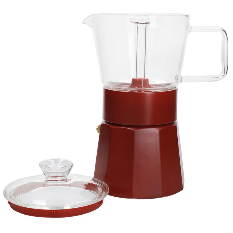 Espressokeitin, punainen