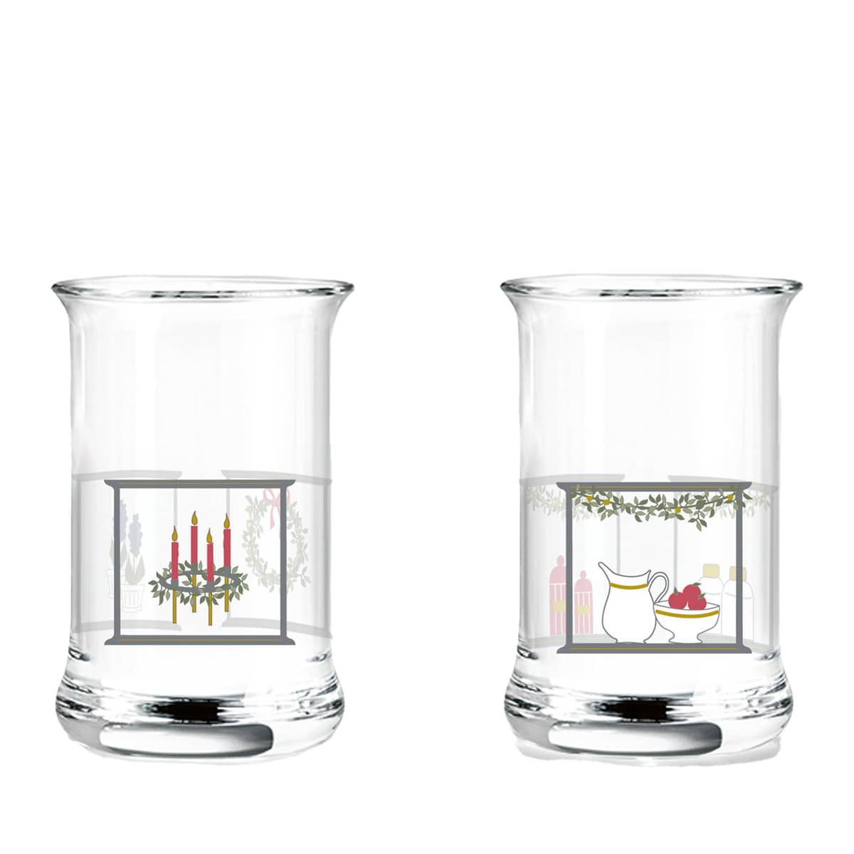 Christmas julsnapsglas 2024 2-pack