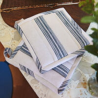 Textiles Garn grydelapper 22 x 22 cm 2-pak, blå