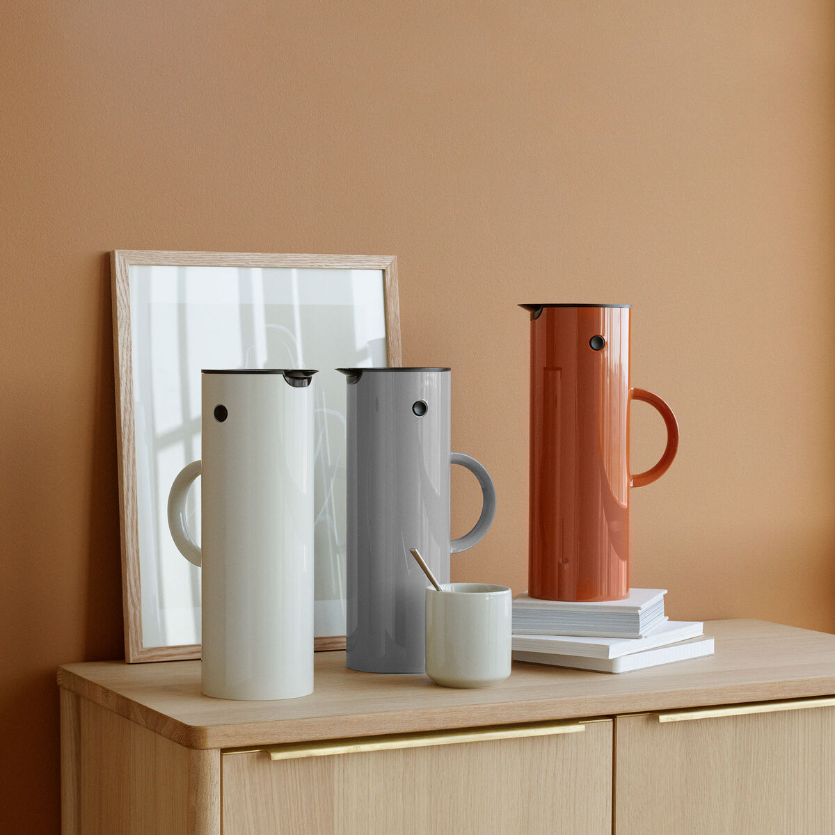 EM77 Termoskanne 1 liter - Light Grey