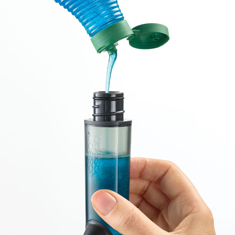 Joseph Joseph SinkTech Oppvaskbørste med oppvaskmiddelbeholder og stativ