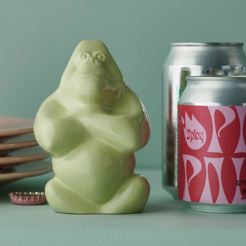 Gabba Gabba Hey glaslykta 12 cm, gul