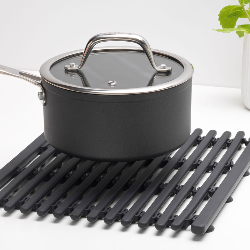 SinkSide oppvaskmatte silikon, mørkegrå