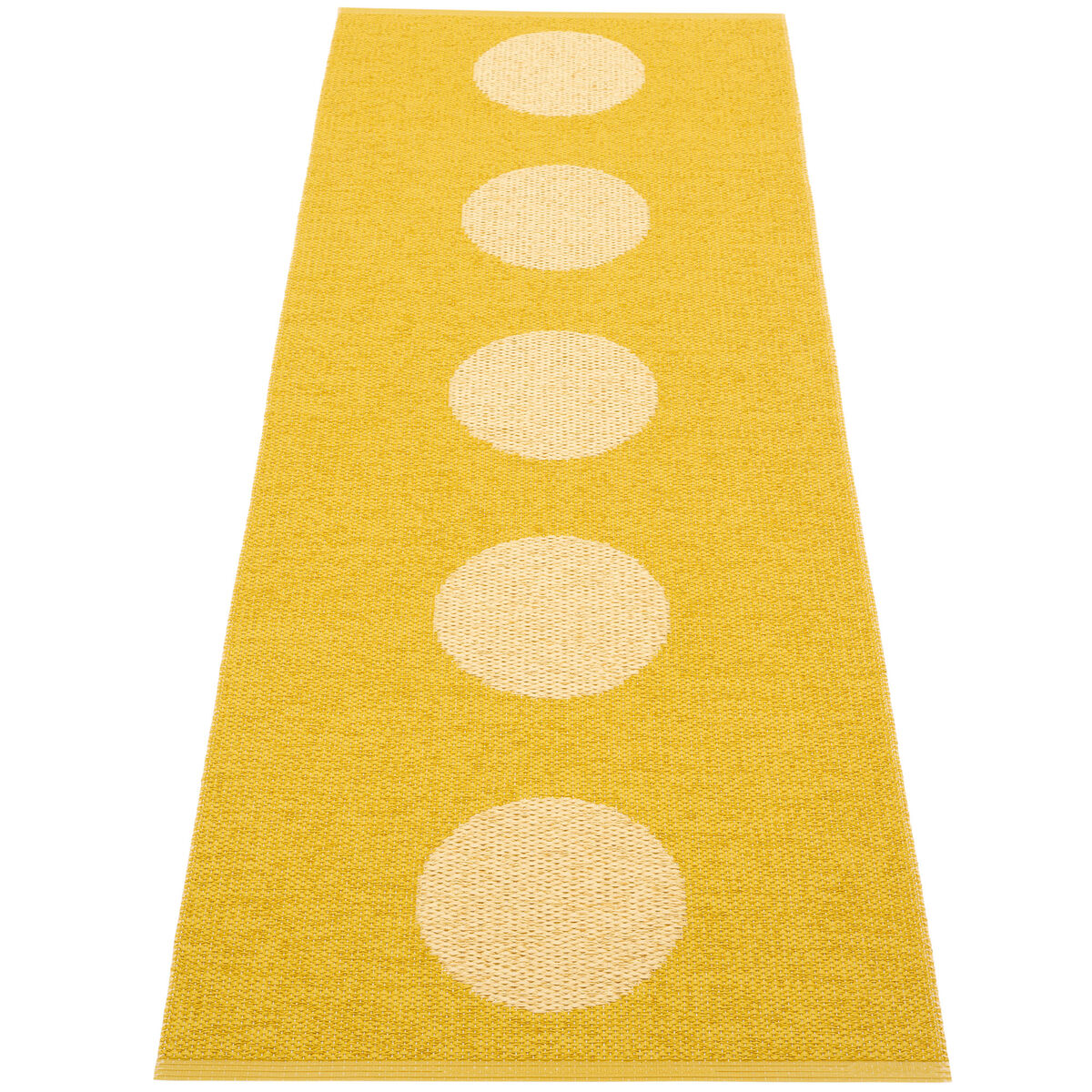Pappelina Vera Pop Tæppe 70x200 cm, mustard/gul