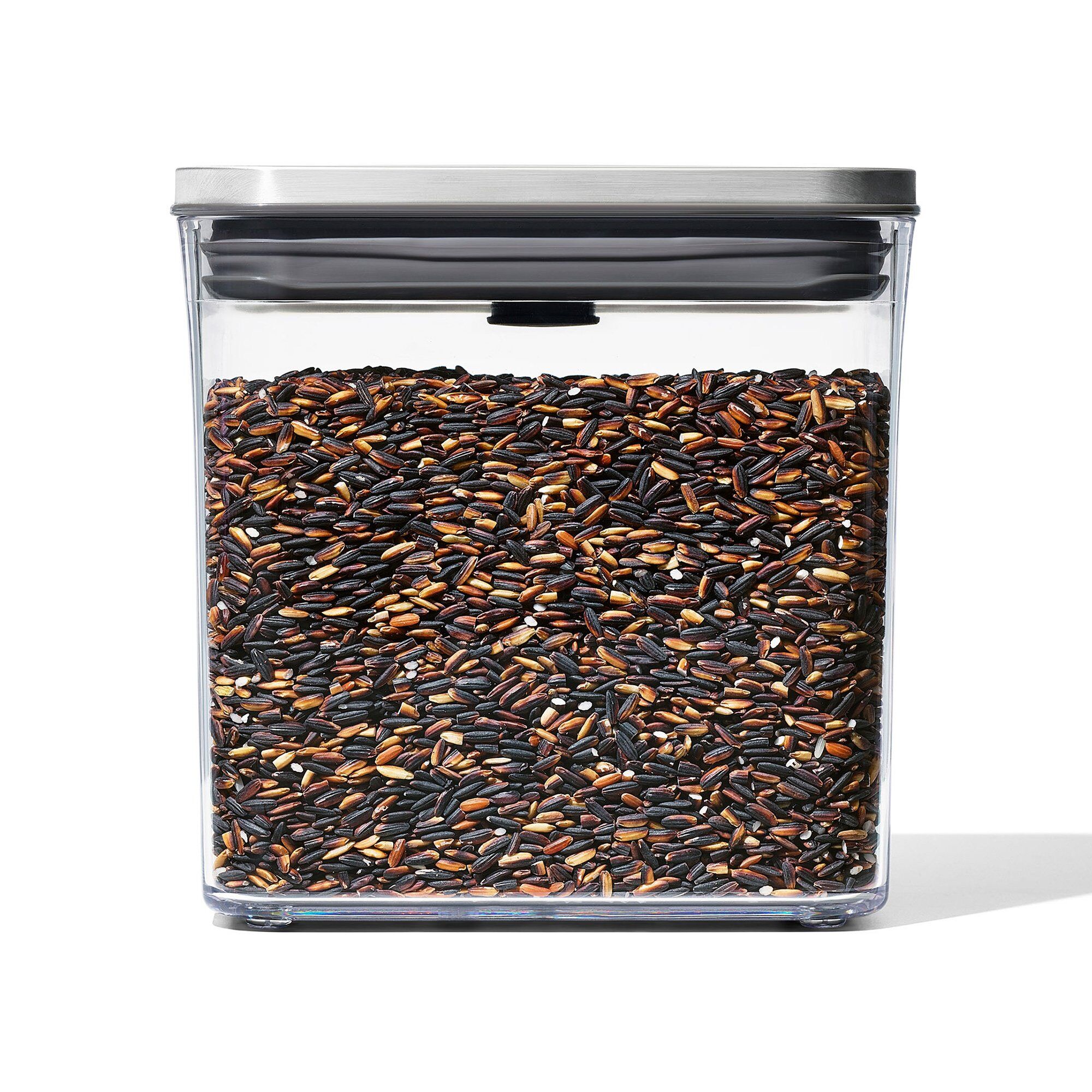 Alternativ bild 1 för OXO POP rektangulär stålbehållare 1,6 liter