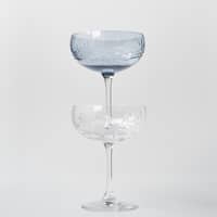 Crispy Gatsby Champagneglas, 2 stk. sapphire