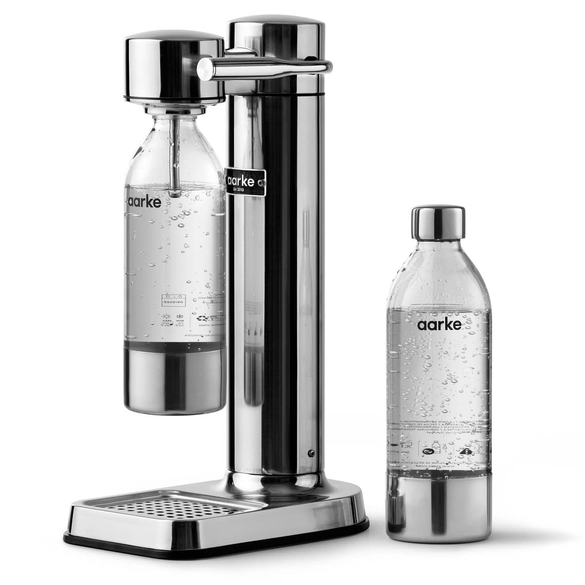 Carbonator 3 hiilihapotuslaite, kiillotettu teräs + lisäpullo