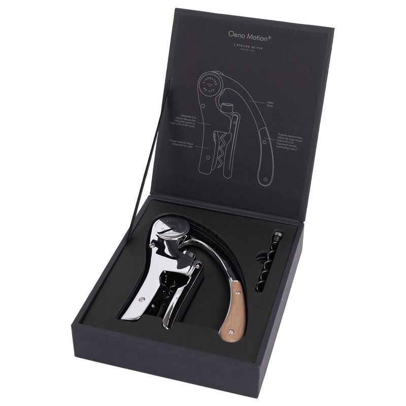 Oeno Motion Wood & Chrome korkkiruuvi