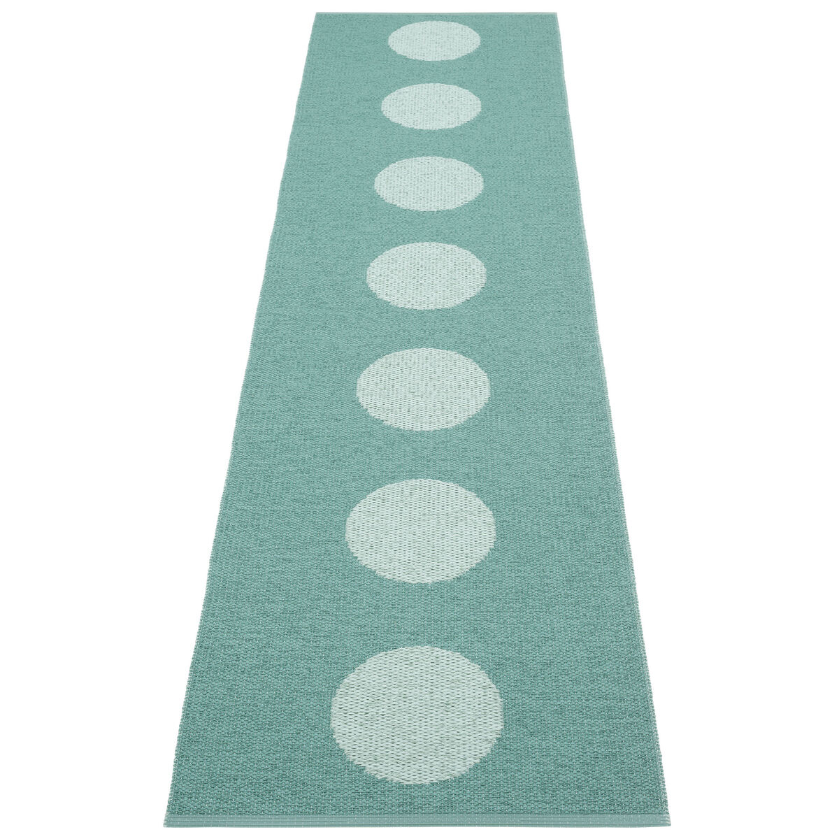 Pappelina Vera Pop matto 70 × 280 cm, jade/turquiose