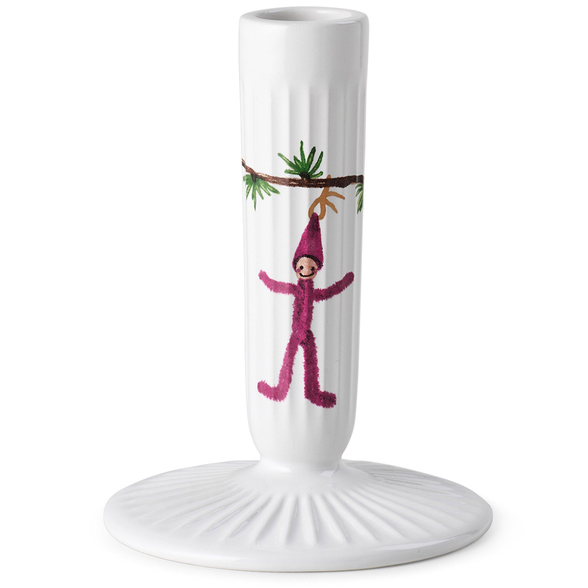 Kähler - Hammershøi Christmas lysestake 12 cm hvit