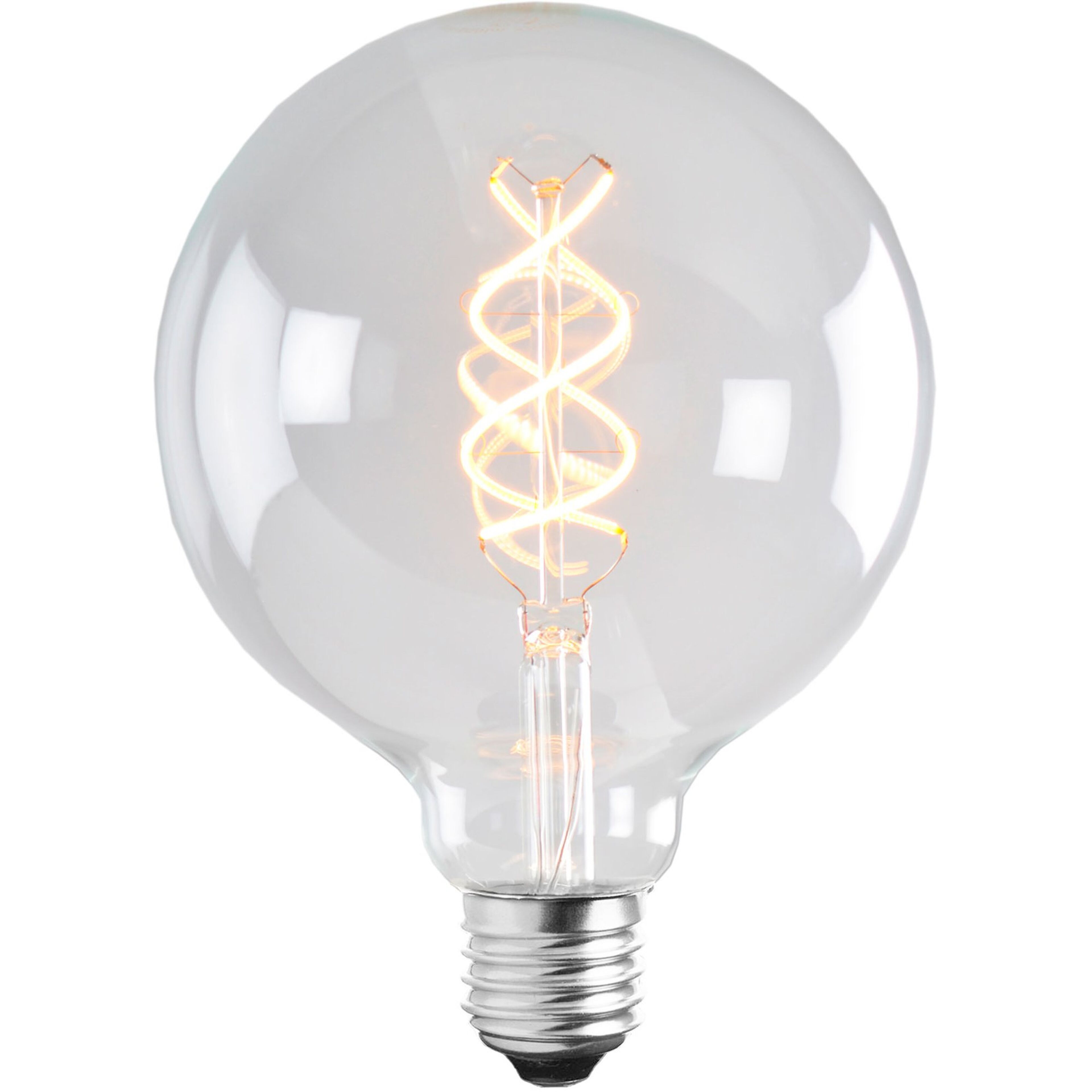 Ljuskälla E27 LED Soft Filament Globe 125 mm 5W, klar