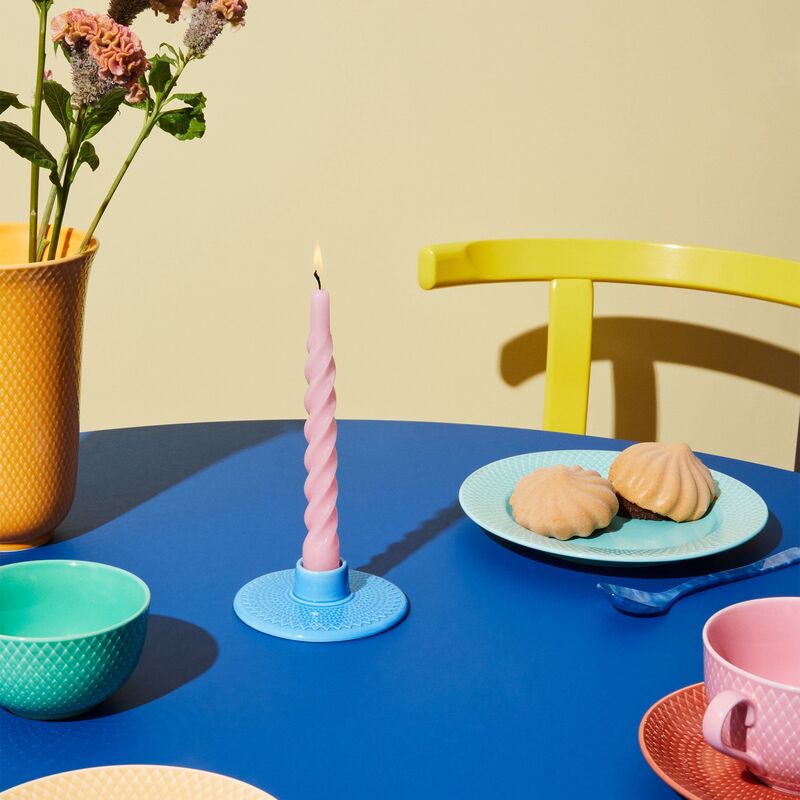 Color ljusstake, blå