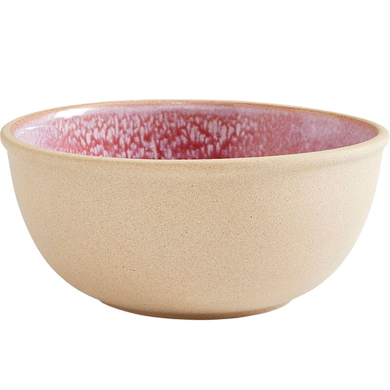 Minerals skål Ø15 cm, rose quartz, 4 stk.