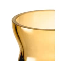 Calabas ljuslykta, amber, Ø8,5cm