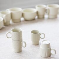 Sagaform Coffee & More espressomugg 4-pack, beige