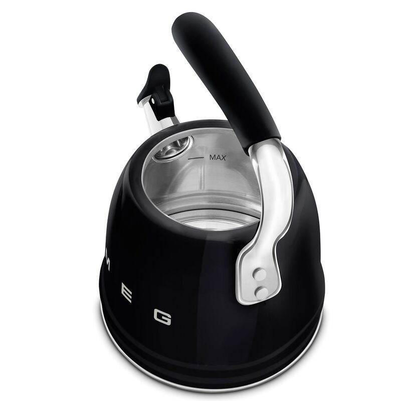 Viheltävä vesipannu, musta 2,3 litraa