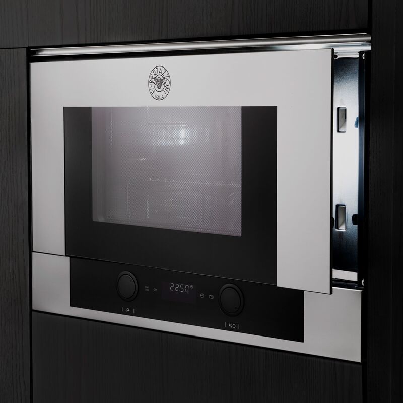 F383MODMWSX vägghängd mikro 38 cm, rostfri