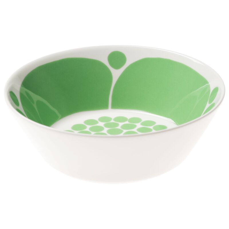 Arabia Sunnuntai djup tallrik 17 cm, grön