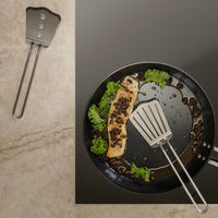Paletkniv med silikone 27 cm, lang