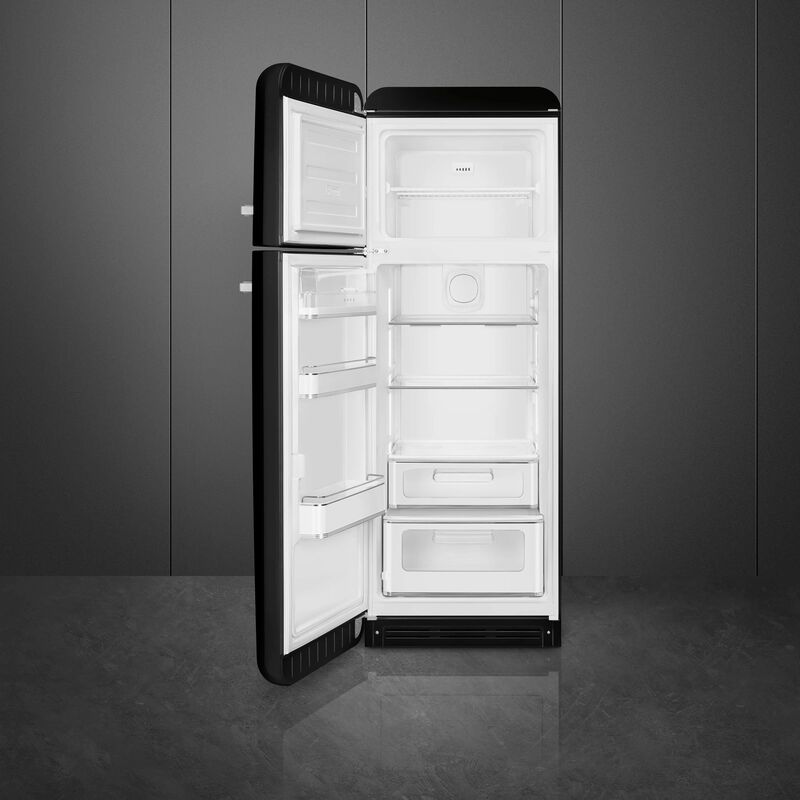 Smeg FAB30LBL6 Jääkaappi/Pakastin 172cm Saranointi vasemmalla Musta