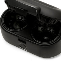 Vaffelskåljern, svart