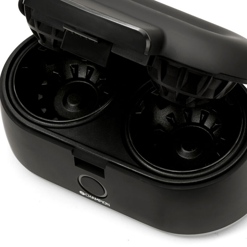 Våffelskålsjärn, svart 