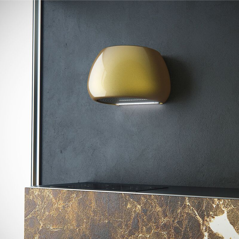 Chubby väggfläkt mässing