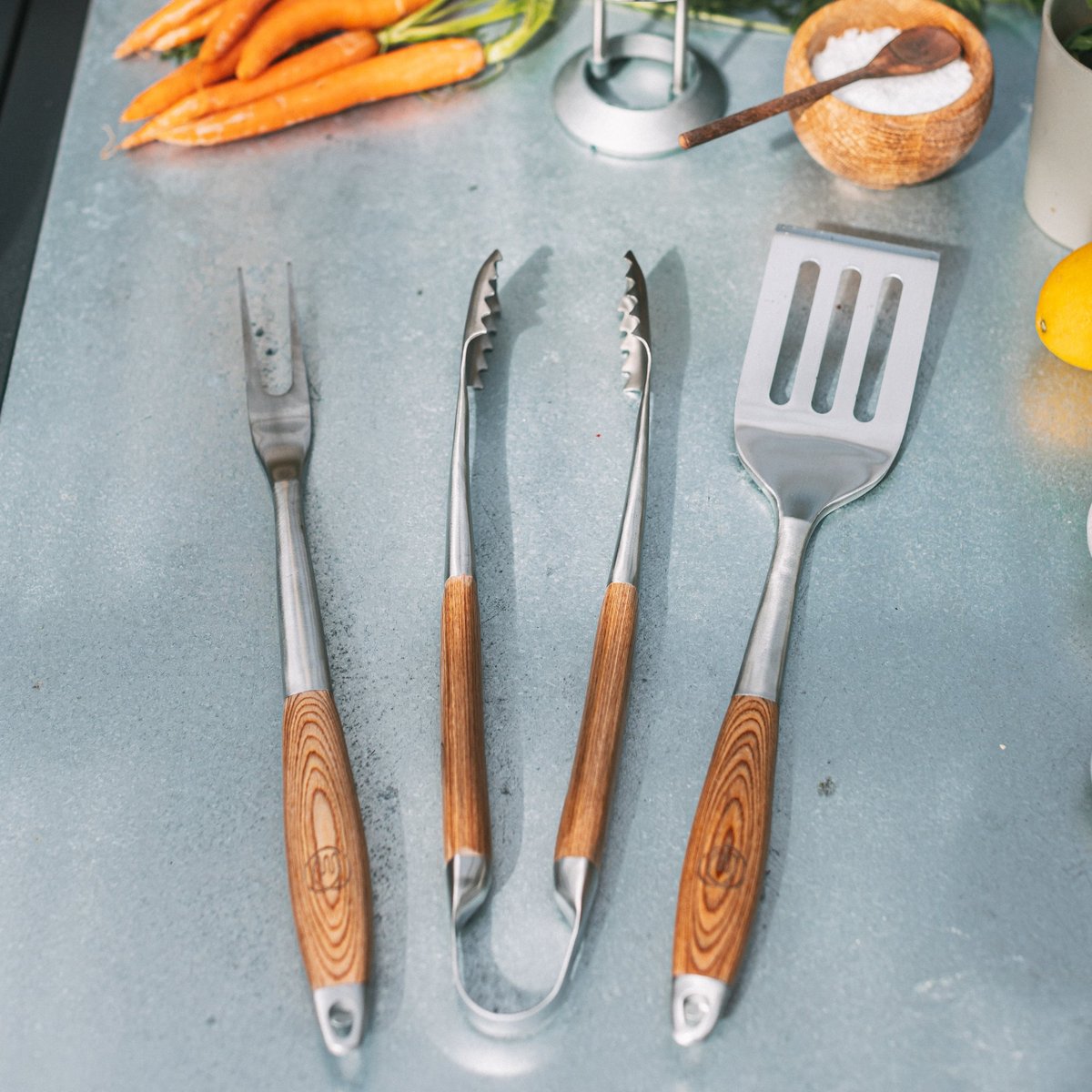 Grillsett, 3 deler