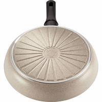 Ledro stegepande, beige 24 cm