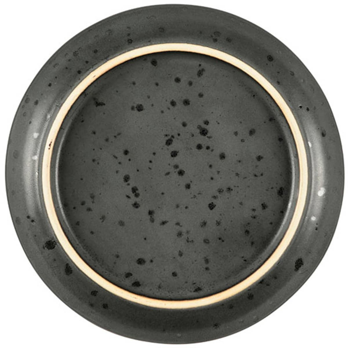 Gastro Tallerken Ø17 cm, blank grøn/sort