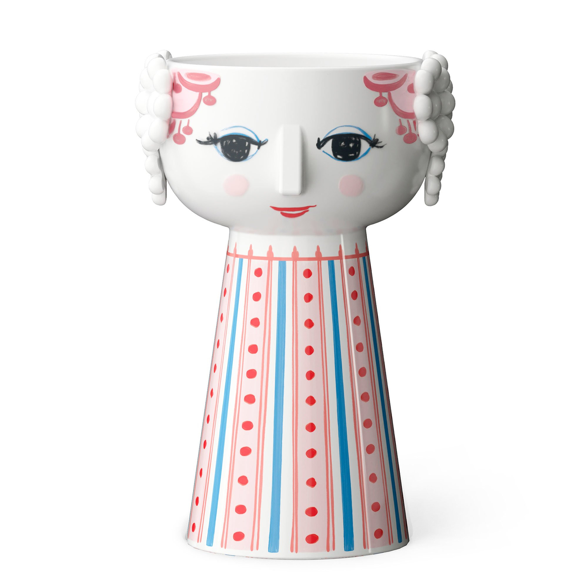 Eva kynttilänjalka 14 cm, punainen