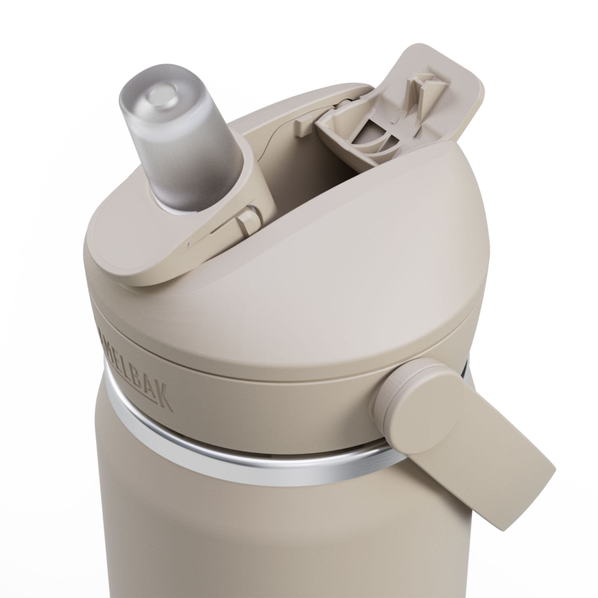 Thrive Flip Straw drikkeflaske 0,75 liter, stone