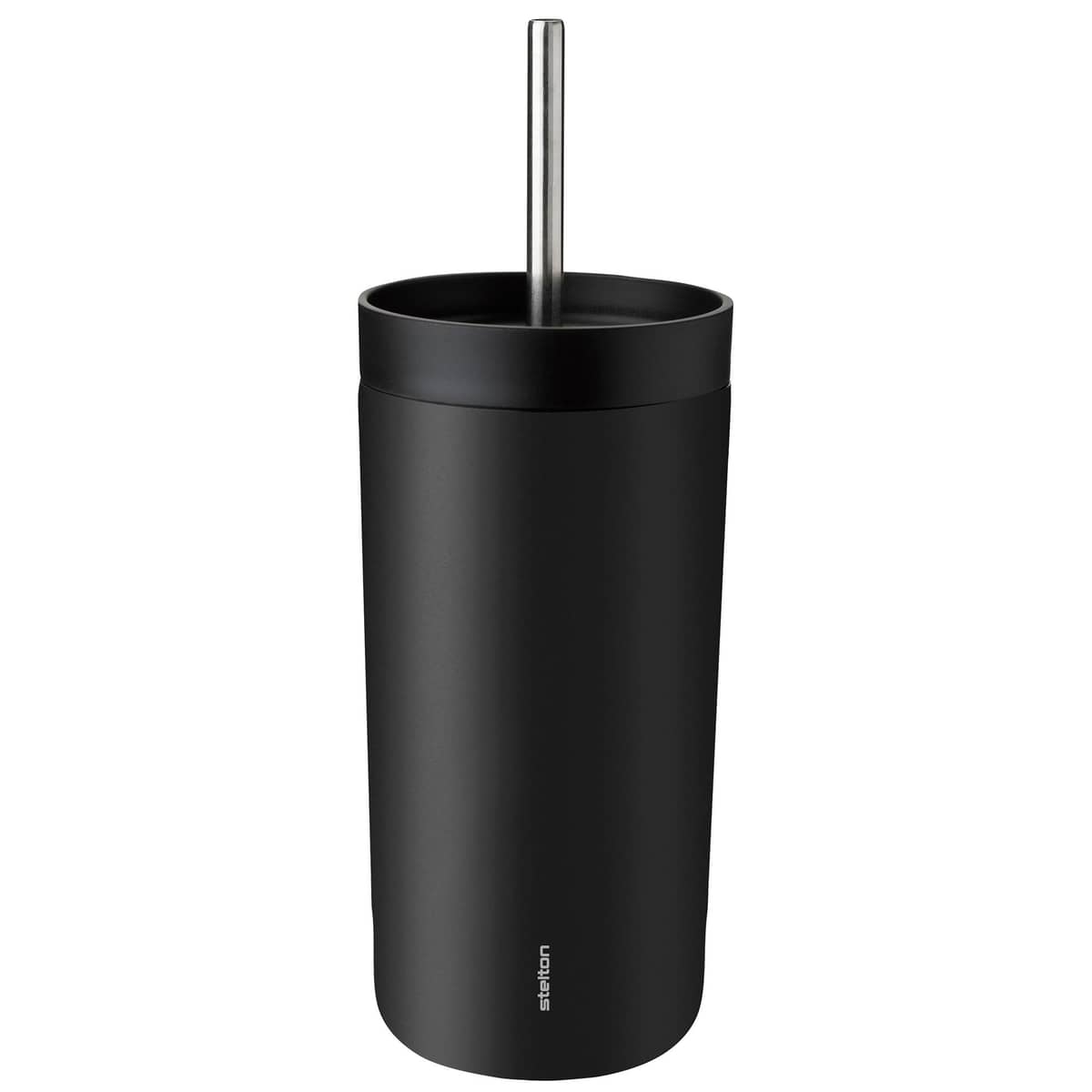 To Go Sip Termokrus med sugerør 40 cl, sort