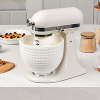 Artisan KSM156CXEPL Røremaskine 4,7 liter, white on white + Rustfri skål