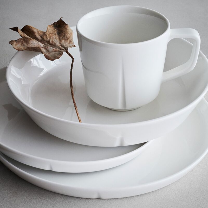 Grand Cru Essentials tallerken 20,5 cm, hvit, 4 stk