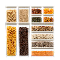 Canteen opbevaringsbeholdere 12 dele, hvid