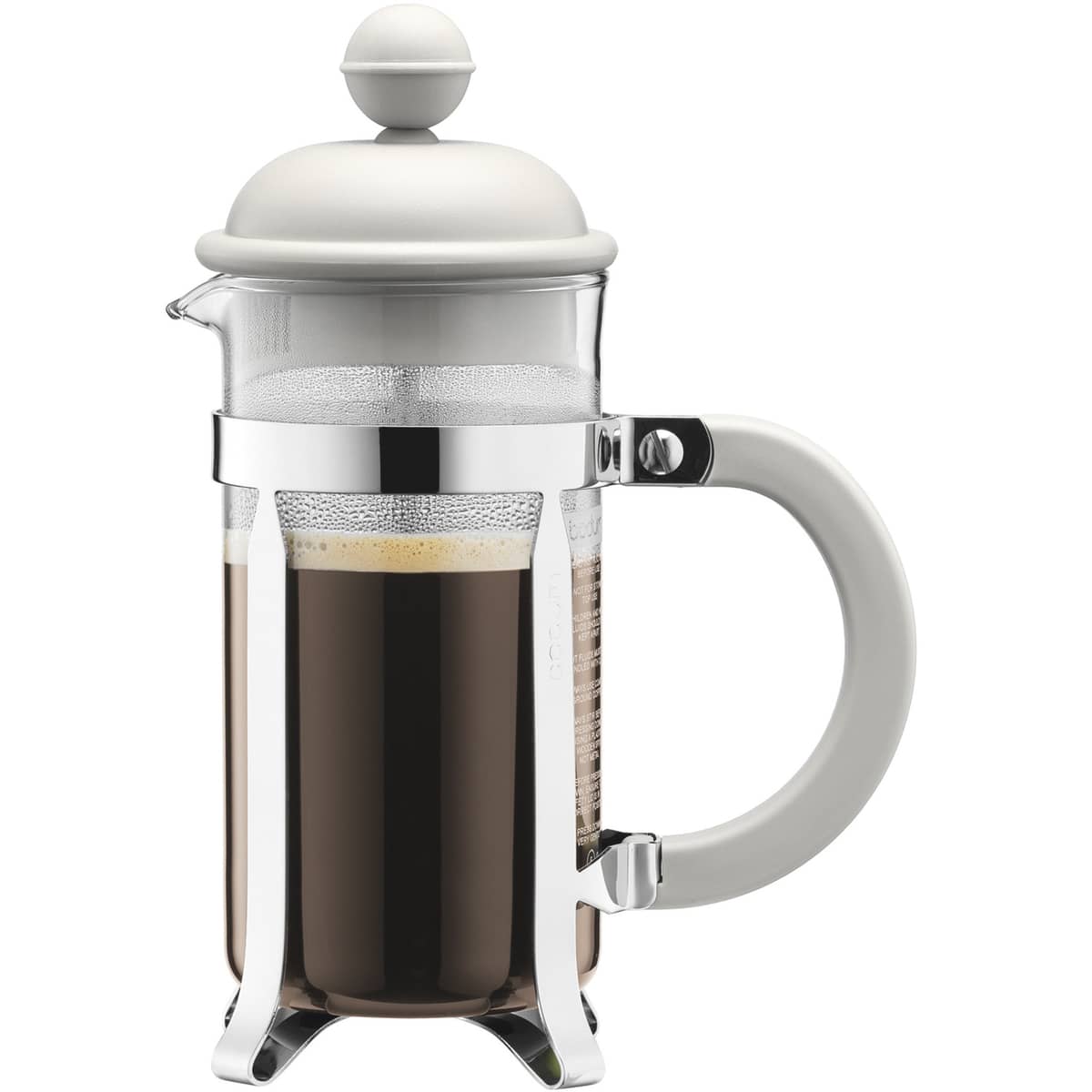 CAFFETTIERA-pressopannu 3 kuppia/0,35 l – valkoinen