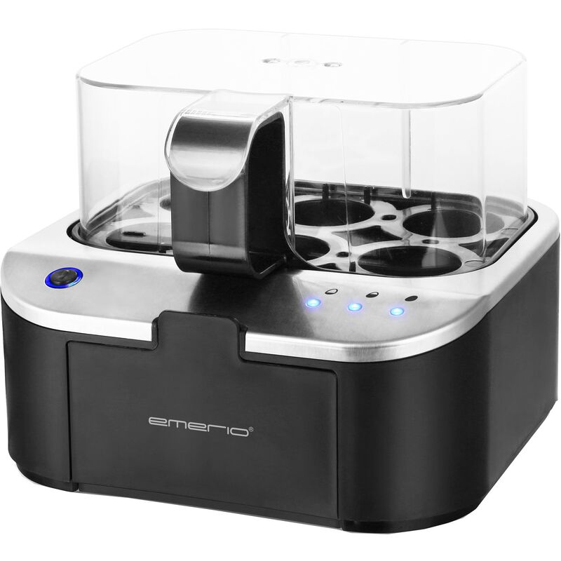 Æggekoger 6 æg, sort/metal