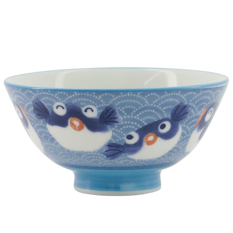 Kawaii Fish Blue skål 11 cm