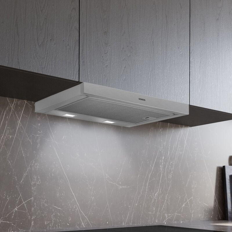 LI64MA531 iQ300 utdragbar köksfläkt, silver