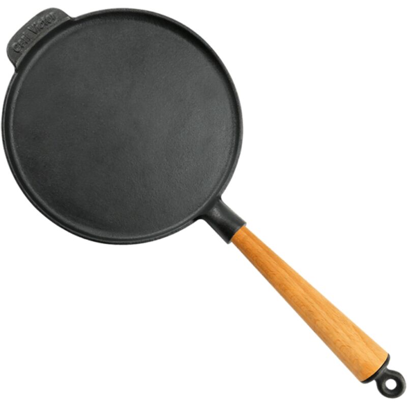 Ohukaispannu valurautaa 23 cm, kahva pyökkiä