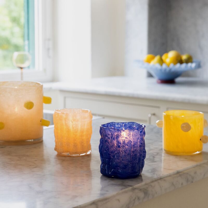 Laranne ljuslykta, blå