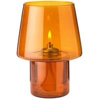 Viva Hurricane lysestake og oljelampe, amber