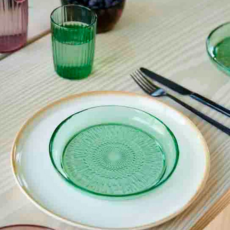 glastallrik 18 cm, grön