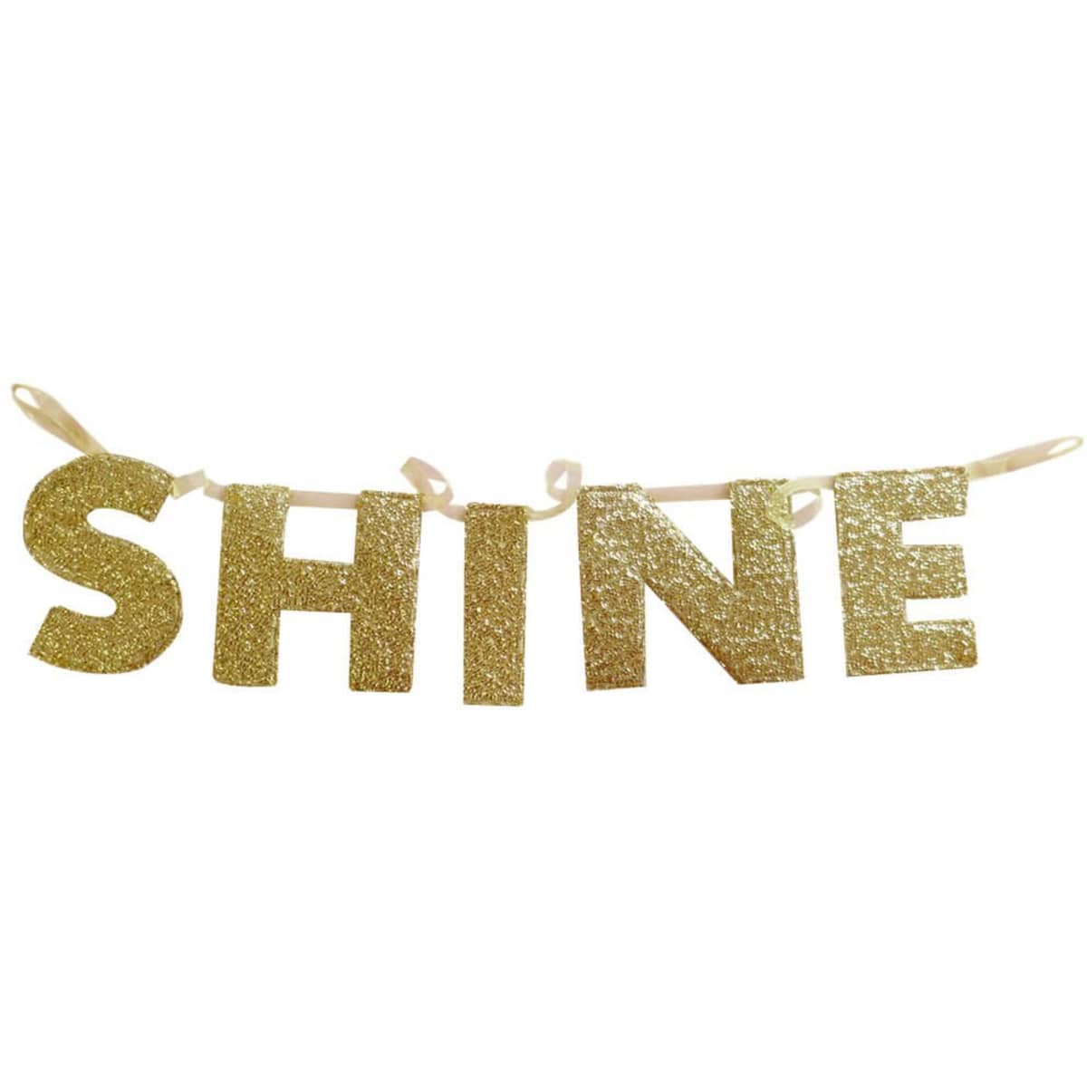 Hängande Bokstäver SHINE Guld