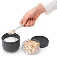 Brabantia Make & Take Aamiaiskulho Tummanharmaa 0,5L