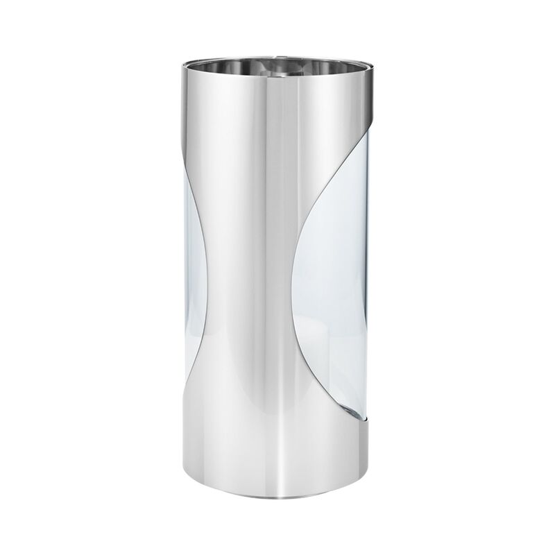 Chrome Contours Lysholder 28 cm