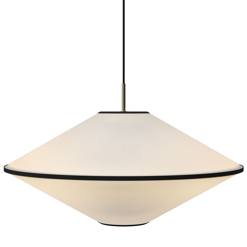Edgeform Tafta Pendel 65 cm, sort/offwhite
