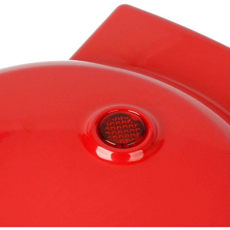 Belgisk våffeljärn, röd